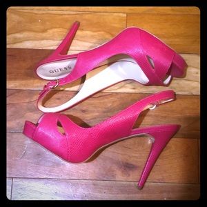 Guess Hot Pink heels